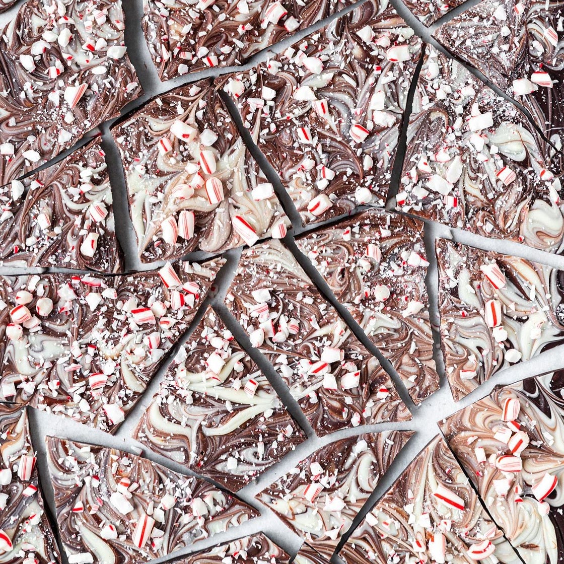 Swirled Peppermint Bark