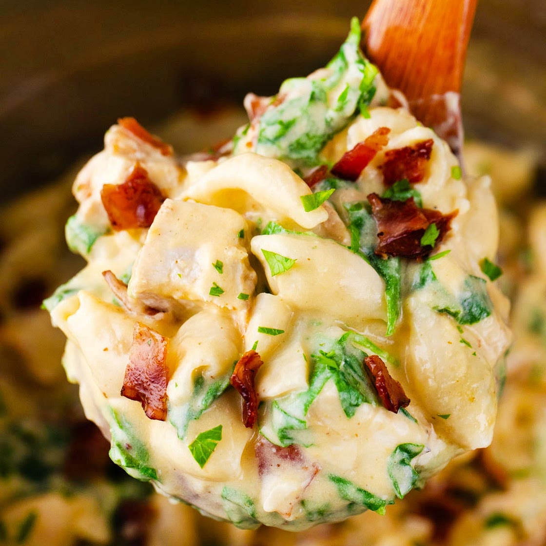 Instant Pot Chicken Bacon Ranch Pasta