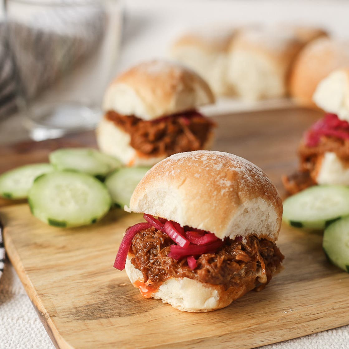 Asian Style Pulled Pork Sliders