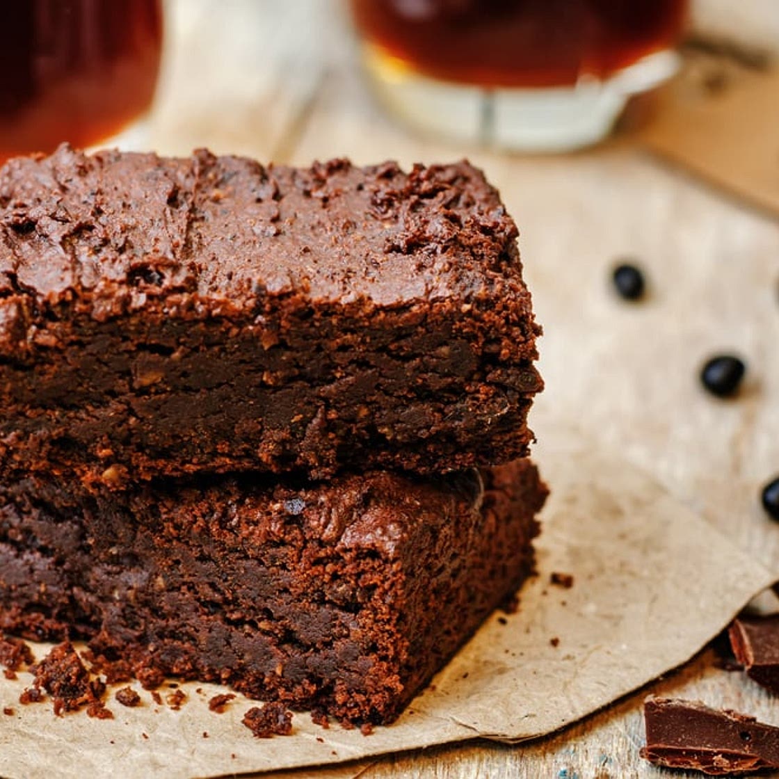 Brownie de feijão preto - sem glúten