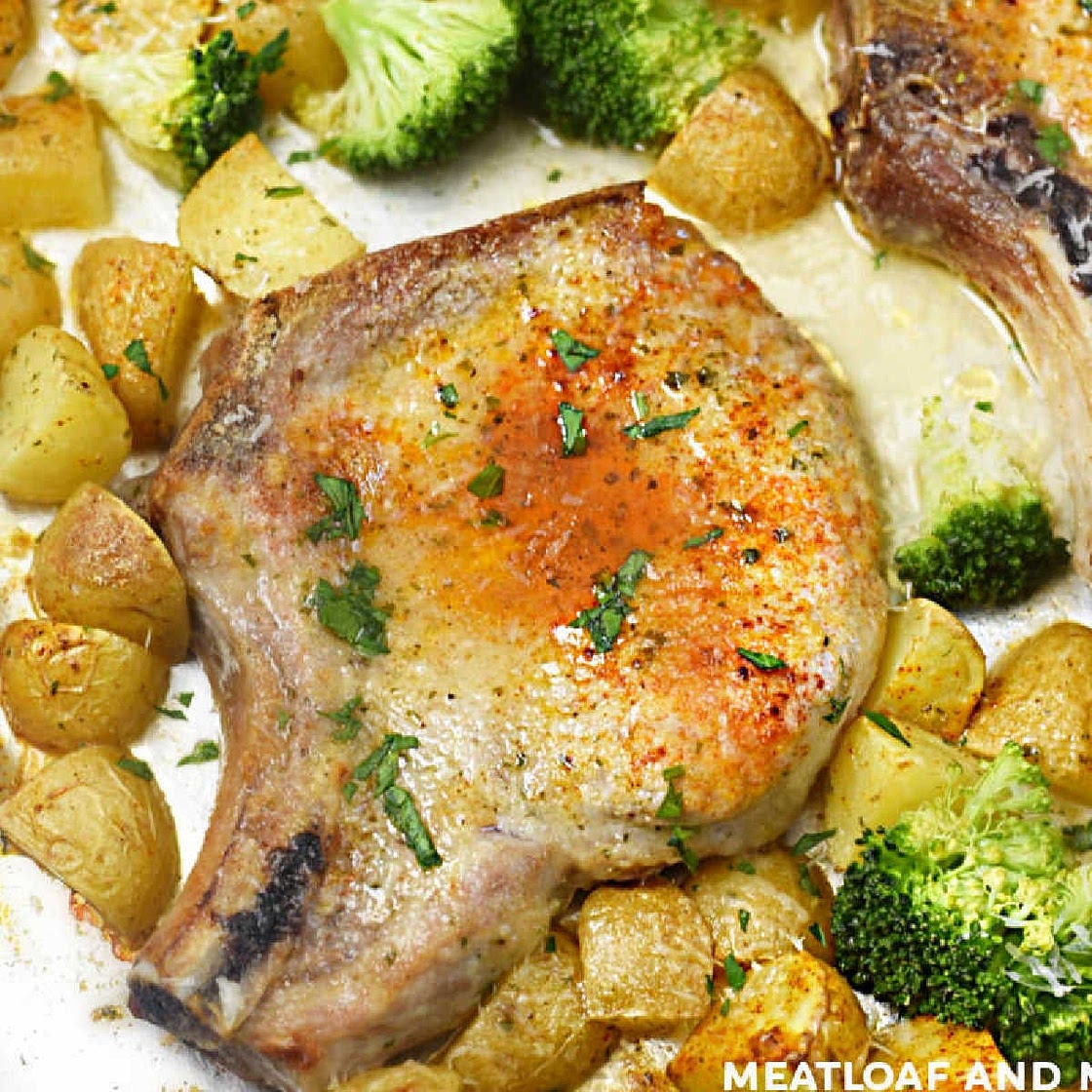 Baked Ranch Pork Chops and Potatoes