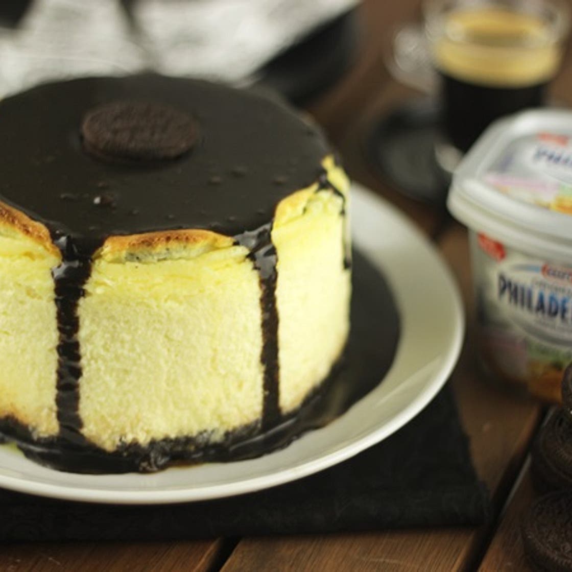 Cheesecake de oreo