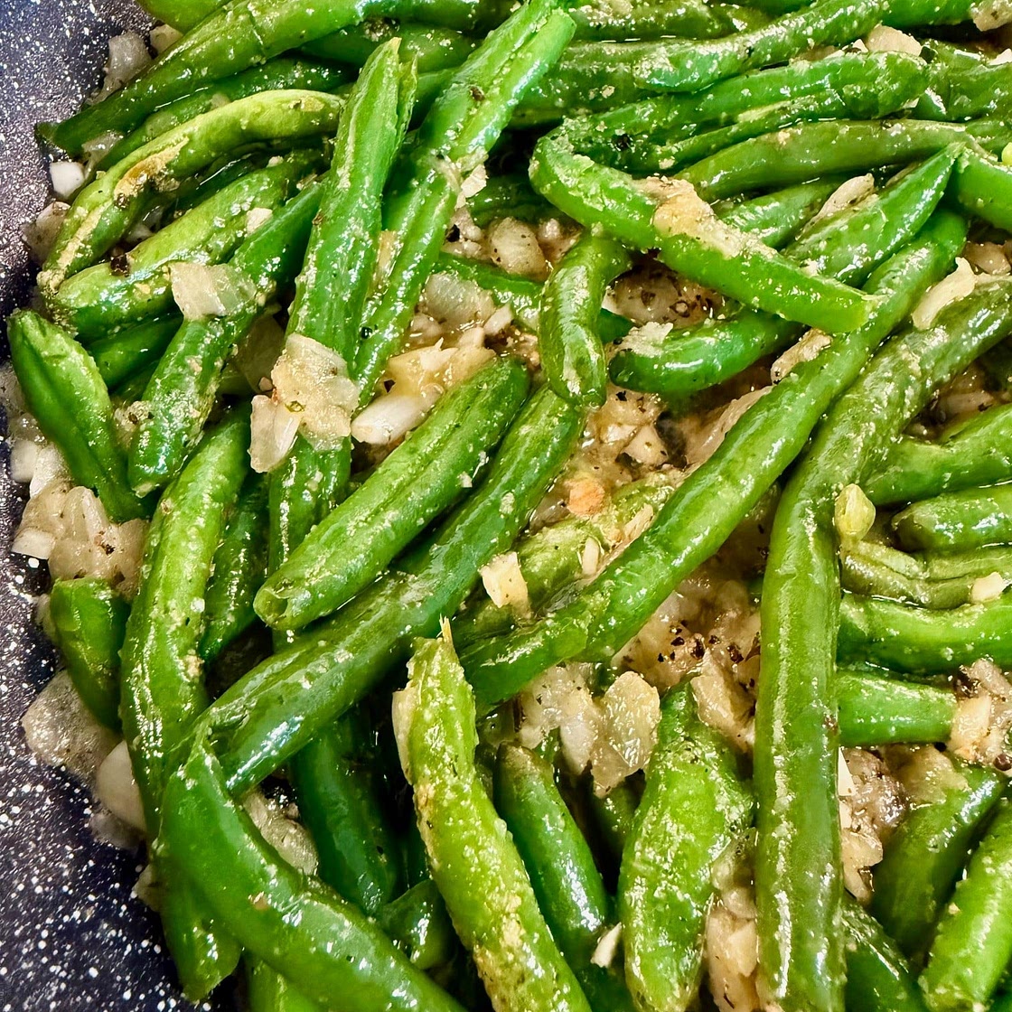 Garlic Ranch Green Beans