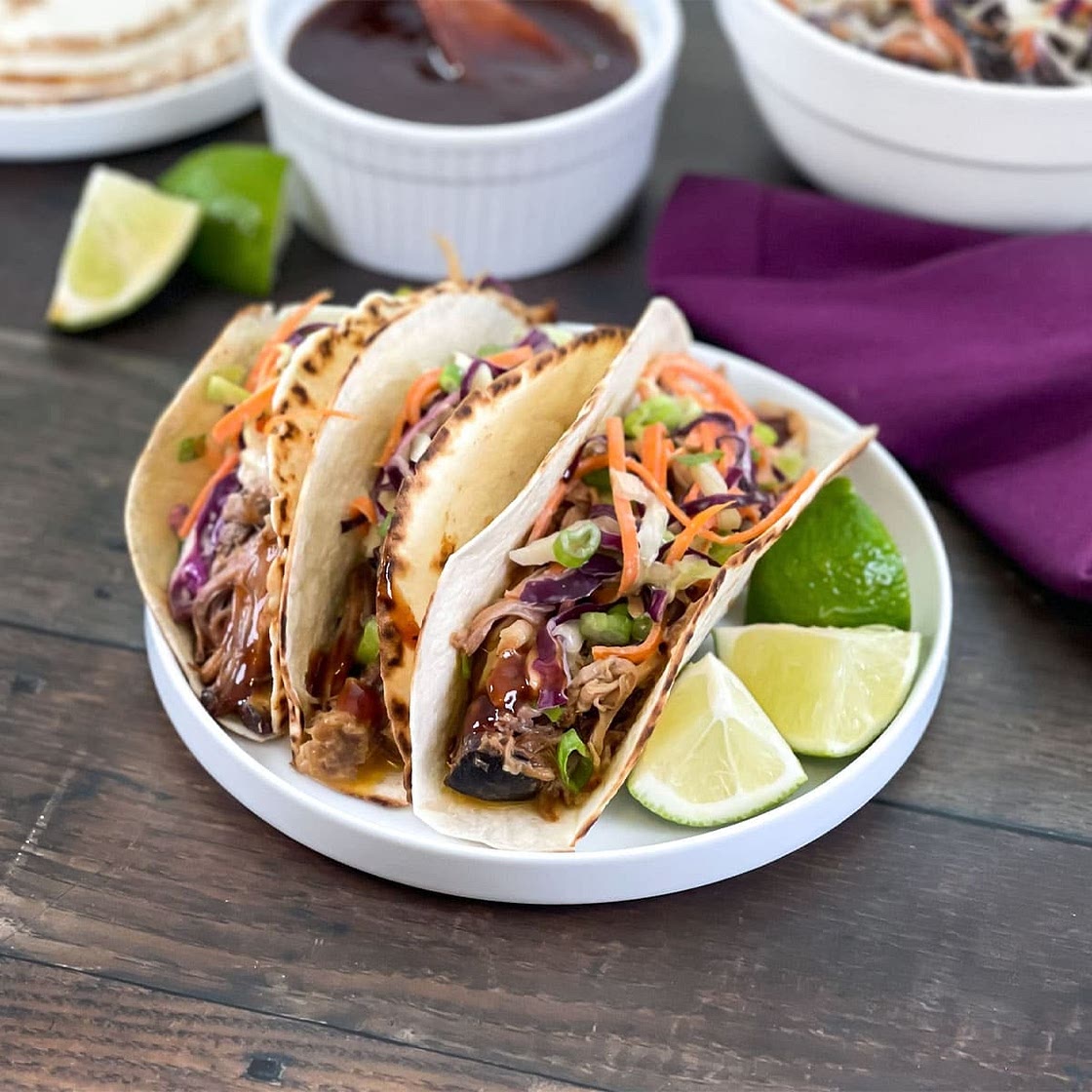 Slow Cooker BBQ Pulled Pork Tacos Recipe
