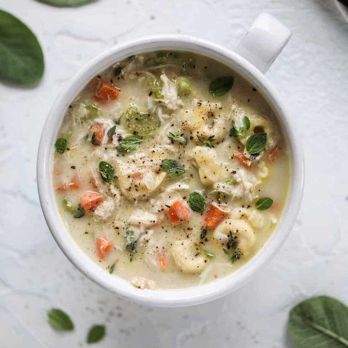 Chicken Tortellini Soup