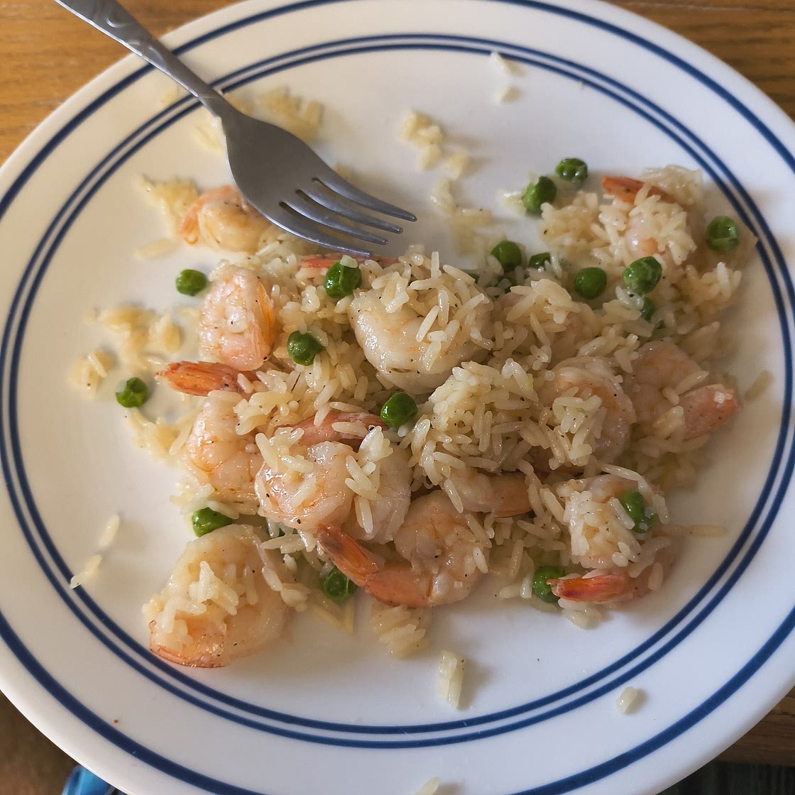Shrimp, Peas and Rice