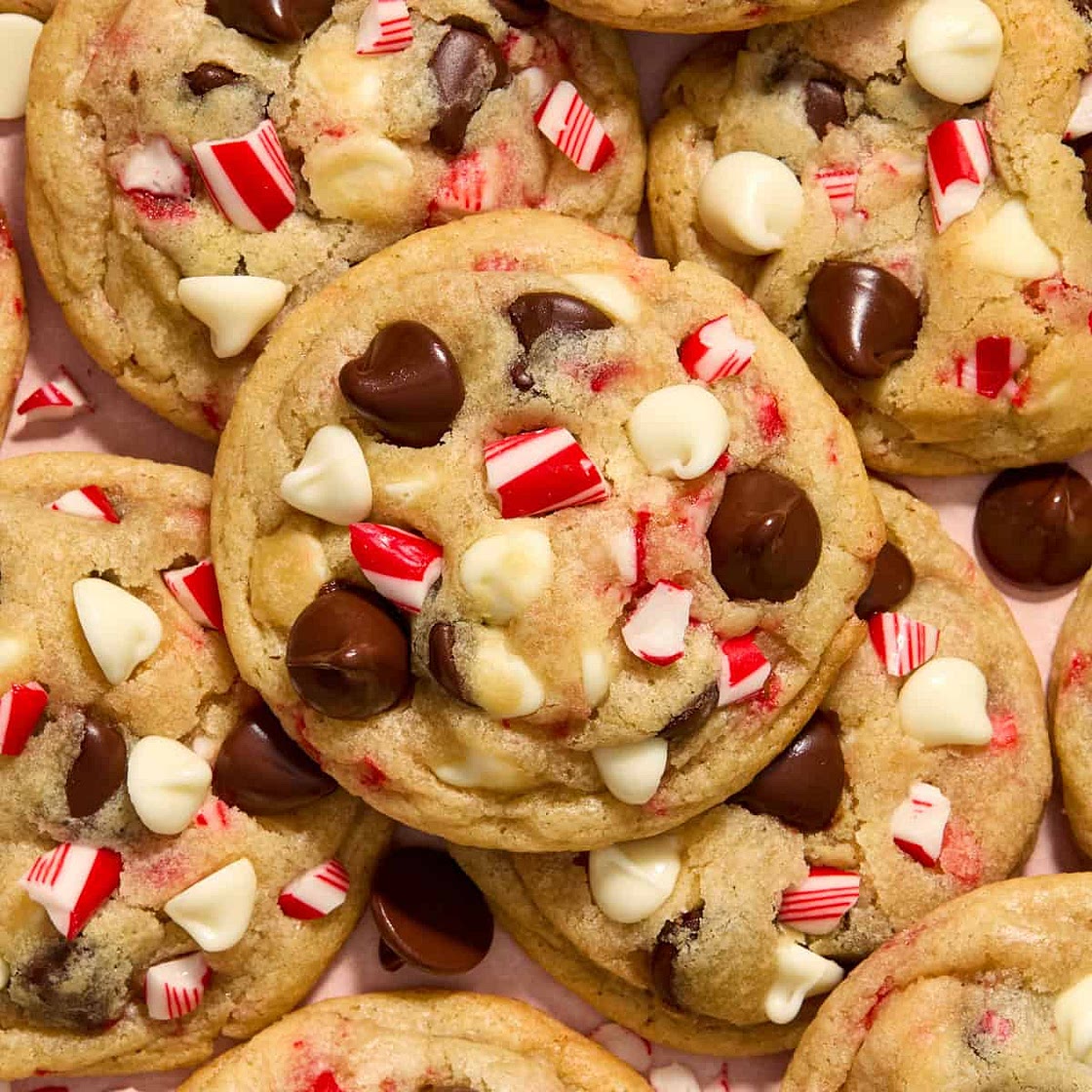 Peppermint Chocolate Chip Cookies