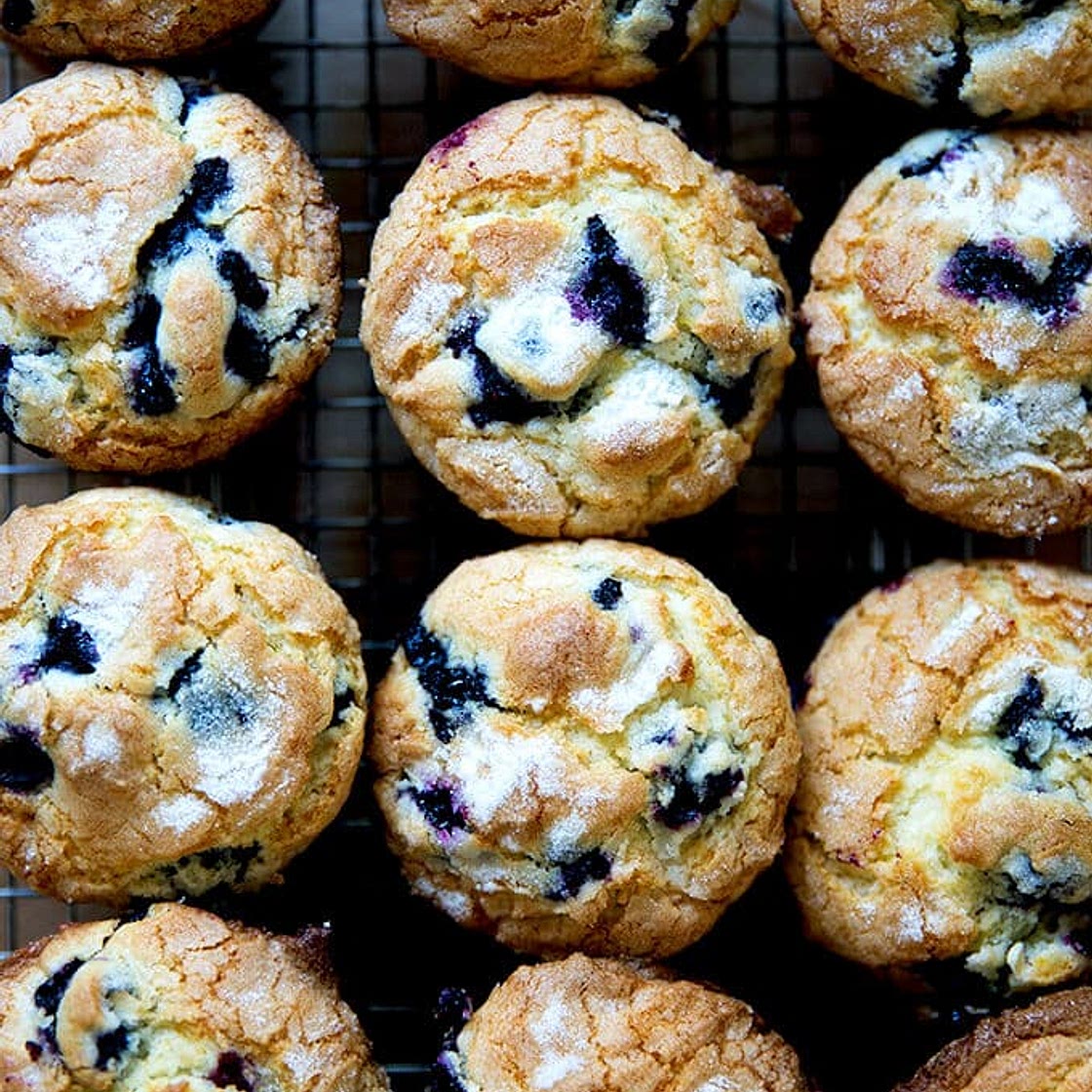 The Best Lemon-Blueberry Muffins