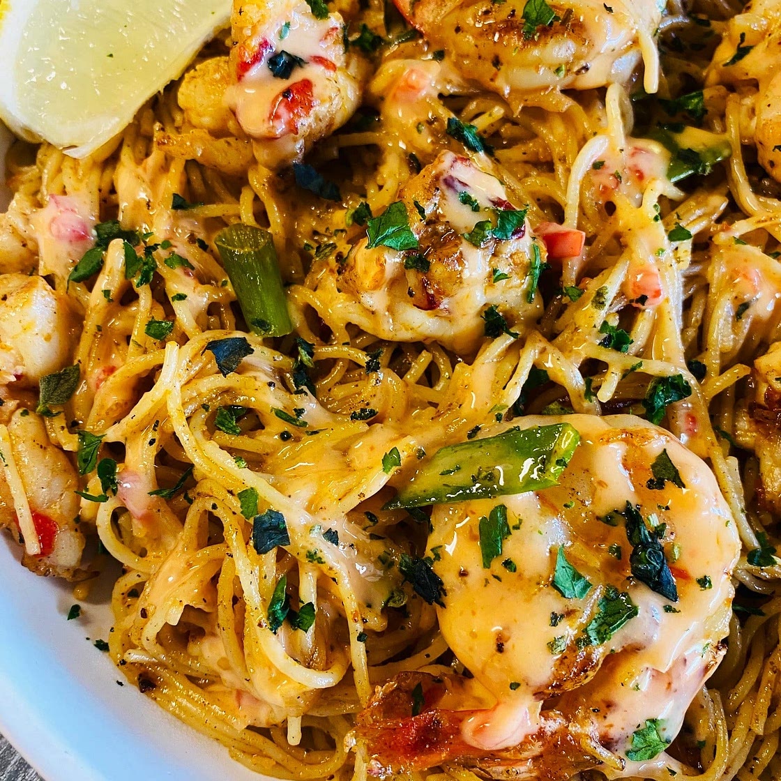 Blackstone Bang Bang Seafood Pasta