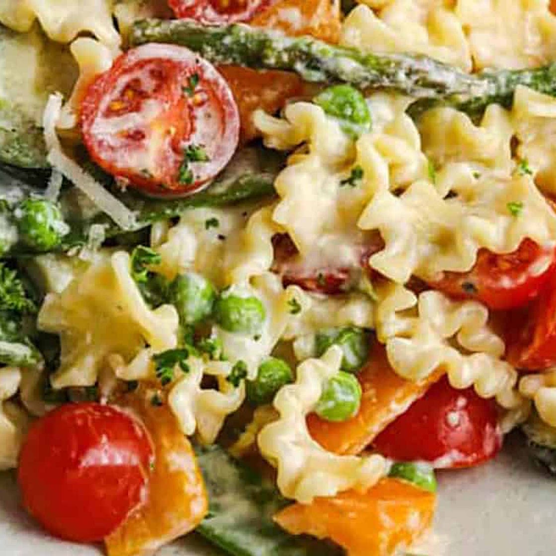 Creamy Pasta Primavera