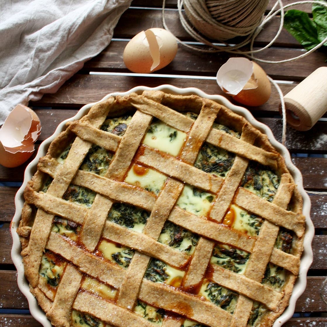 The Best Ricotta Spinach Quiche