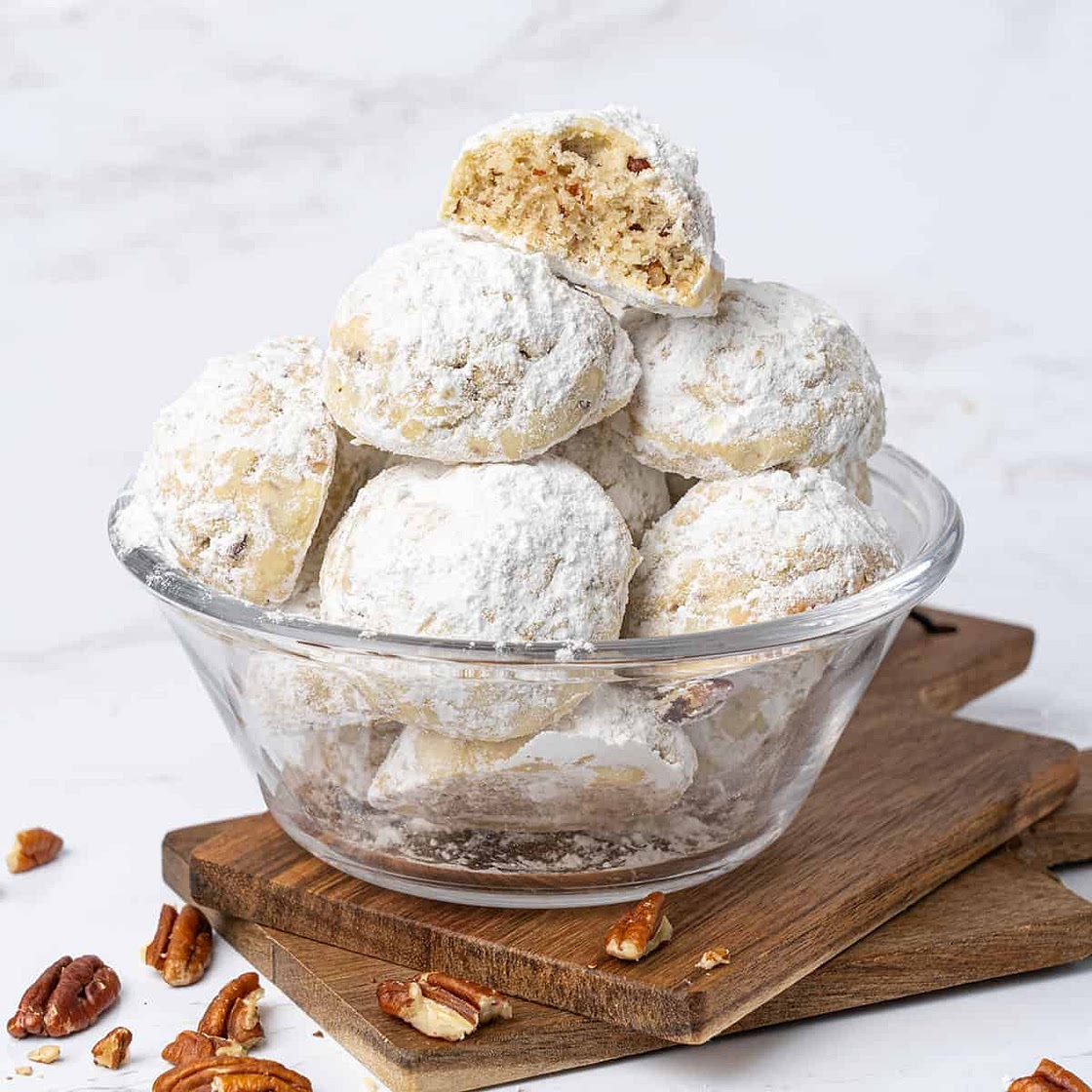 Pecan Snowball Cookies