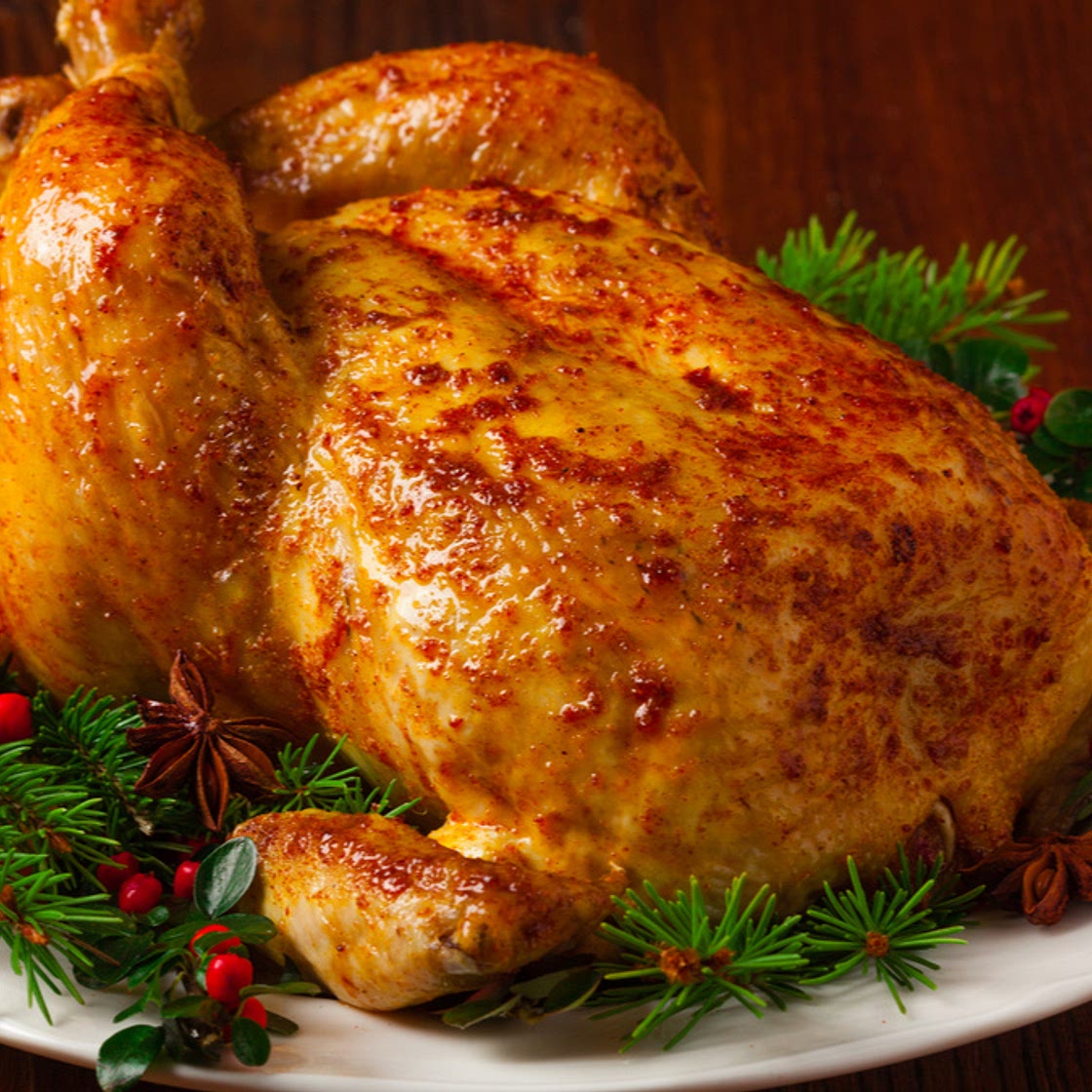 Peru de Natal temperado simples