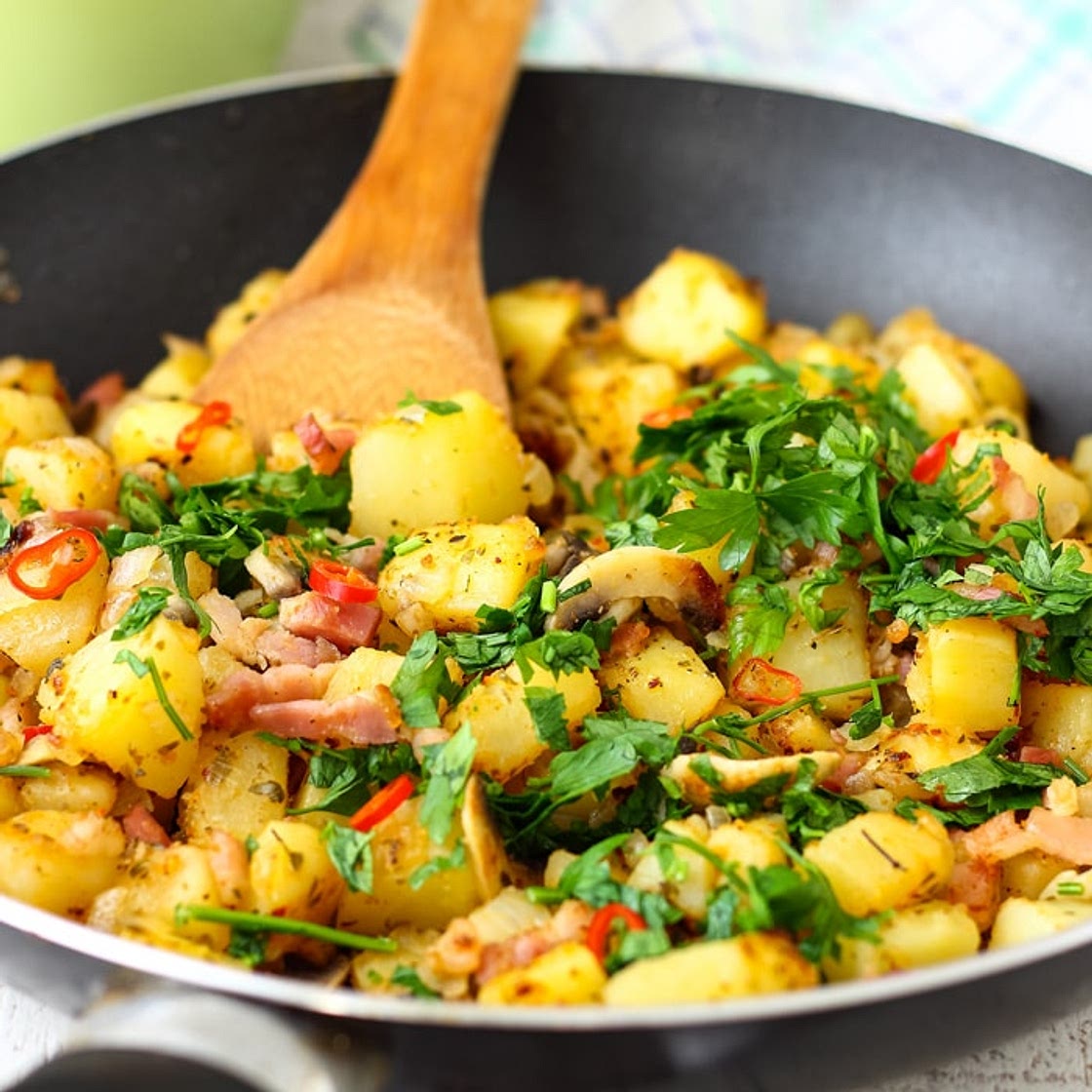 Pan Fried Breakfast Potatoes Recipe