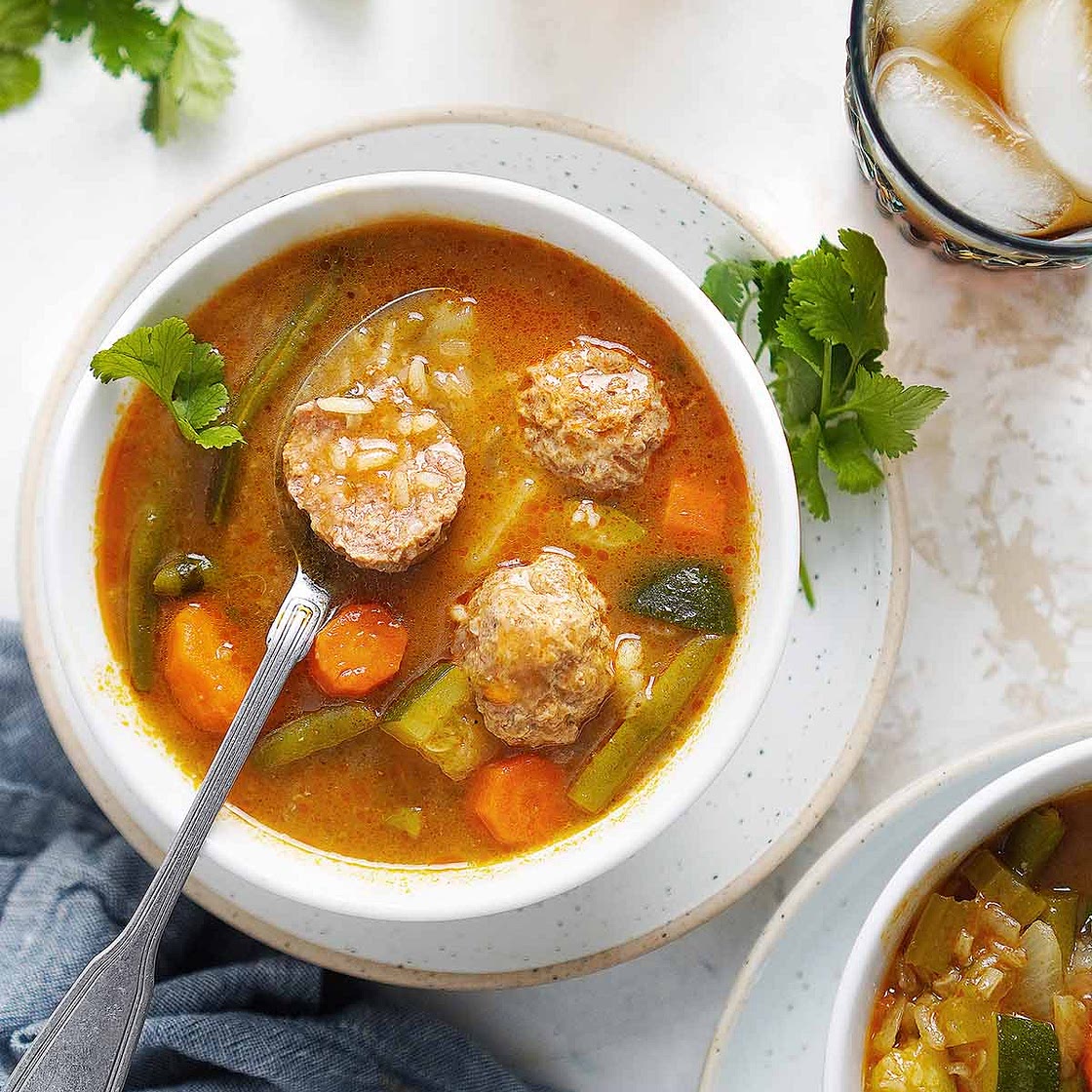Caldo De Albondigas (Nutritious Mexican Meatballs Soup)