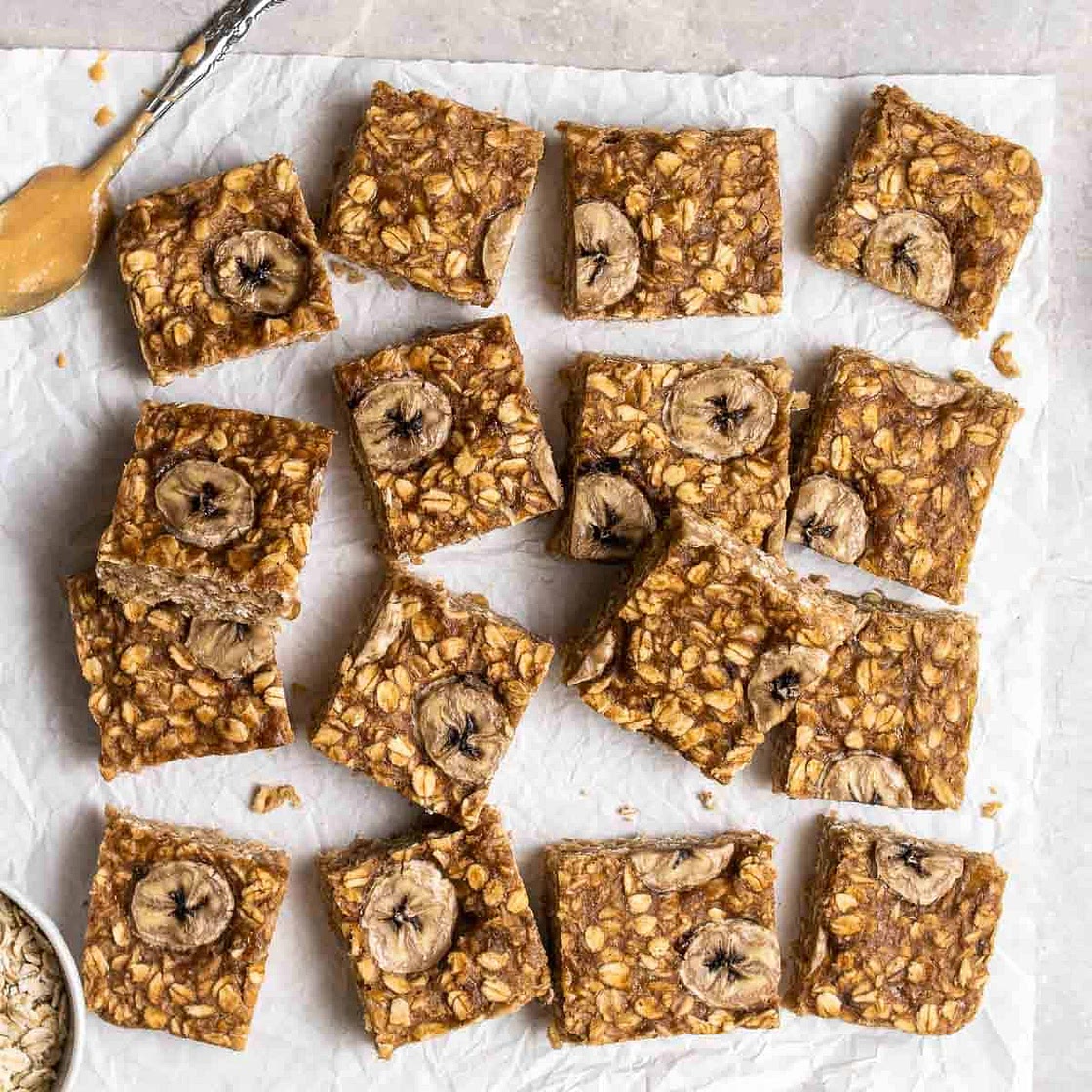 Healthy Banana Flapjacks