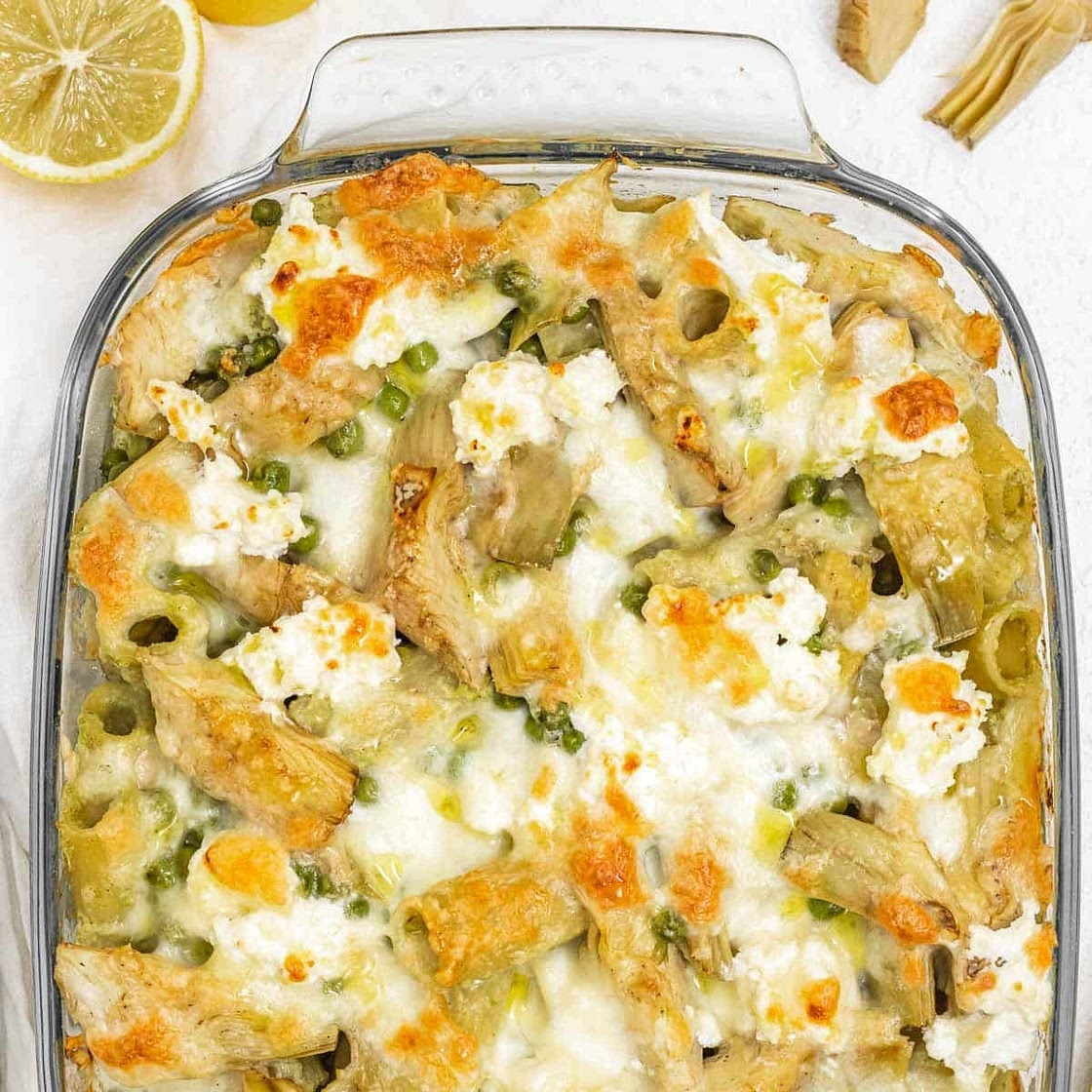 Artichoke Pasta Bake