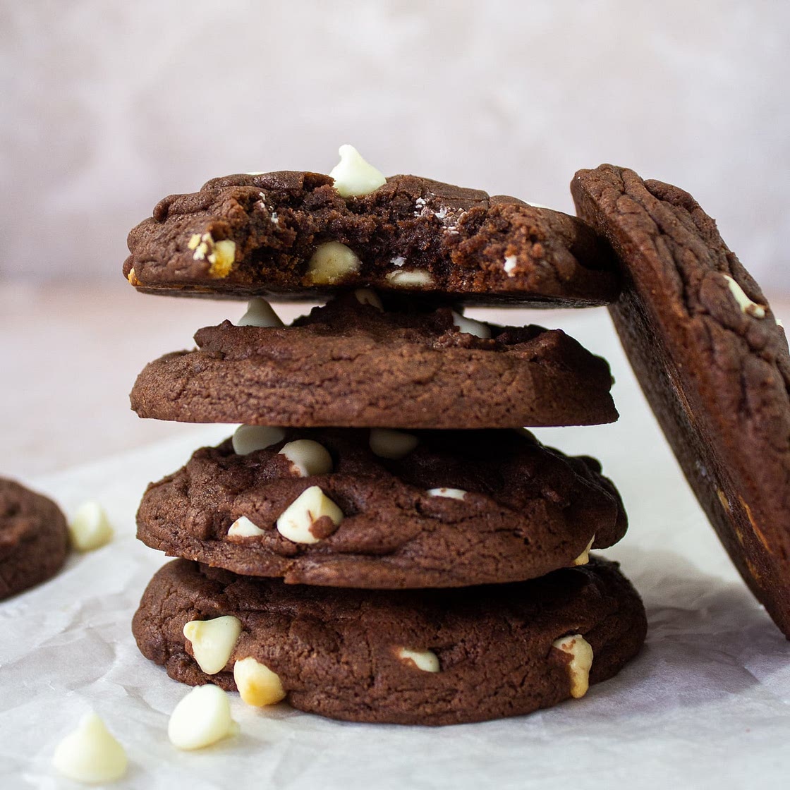 Double Chocolate Condensed Milk Cookies - Taffey Bakery