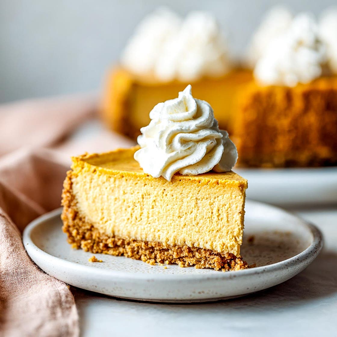 Air Fryer Pumpkin Cheesecake