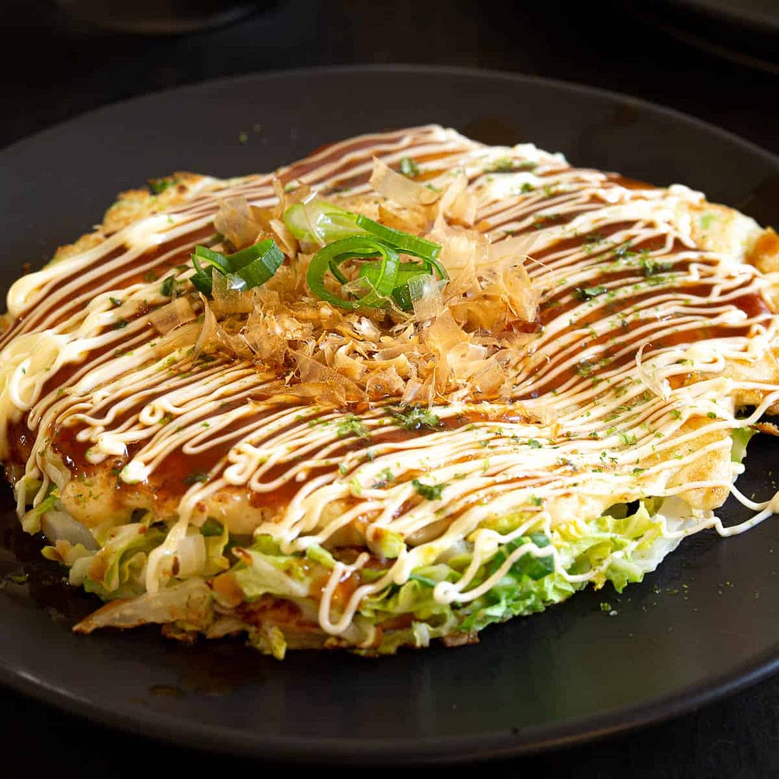 Okonomiyaki - Japanese Savoury Pancakes