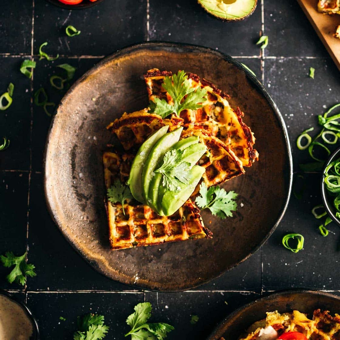 Mashed Potato Waffles