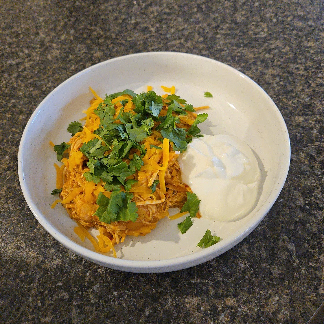 Crockpot Chicken Enchiladas