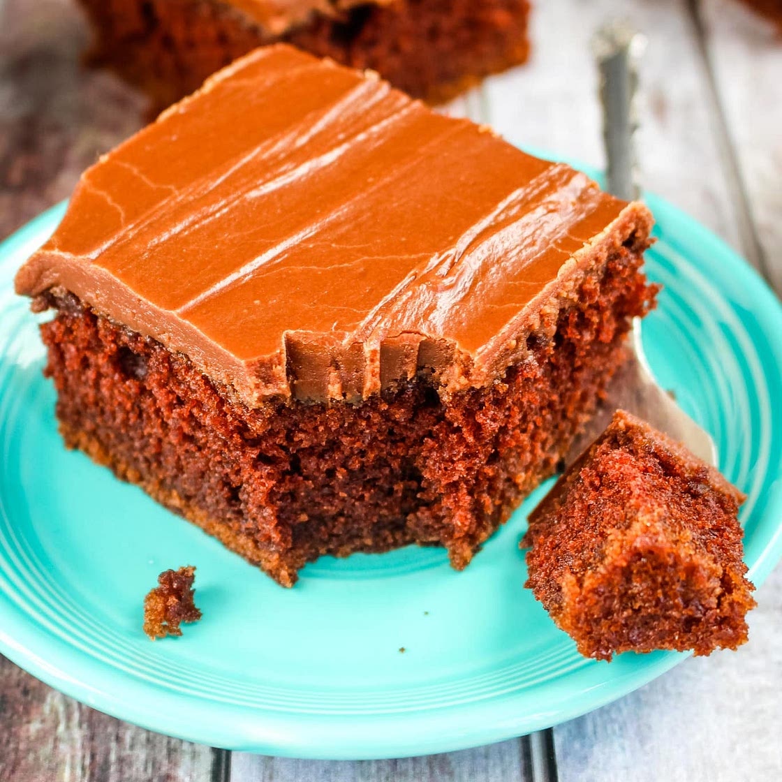 Moist Buttermilk Chocolate Cake with Fudgy Chocolate Frosting