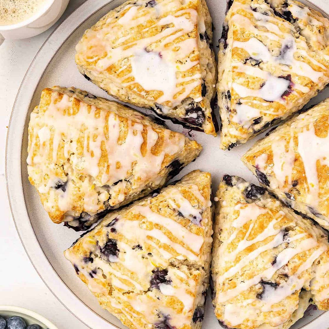 Lemon Blueberry Scones
