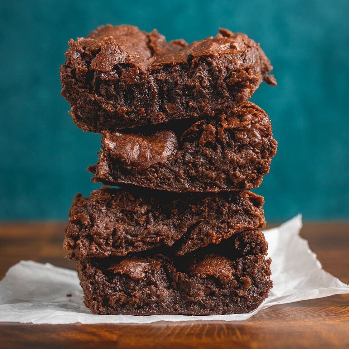 Triple Chocolate Vegan Brownies