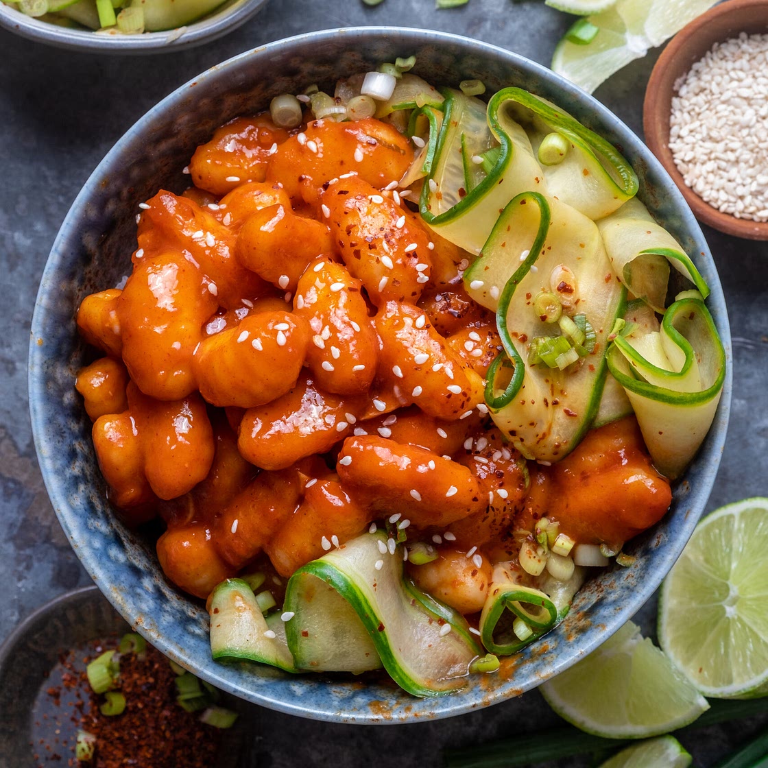 15 Minute Gochujang Gnocchi