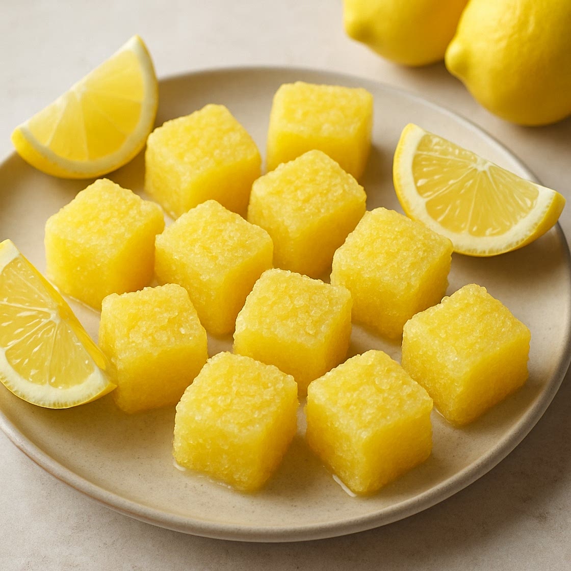 Frozen Lemonade "Slushy” Bites
