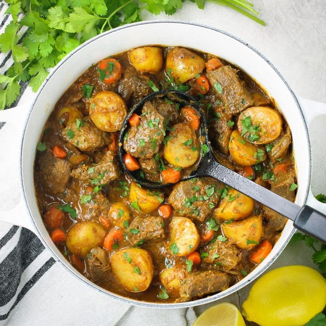 Indian Beef Curry with Potatoes