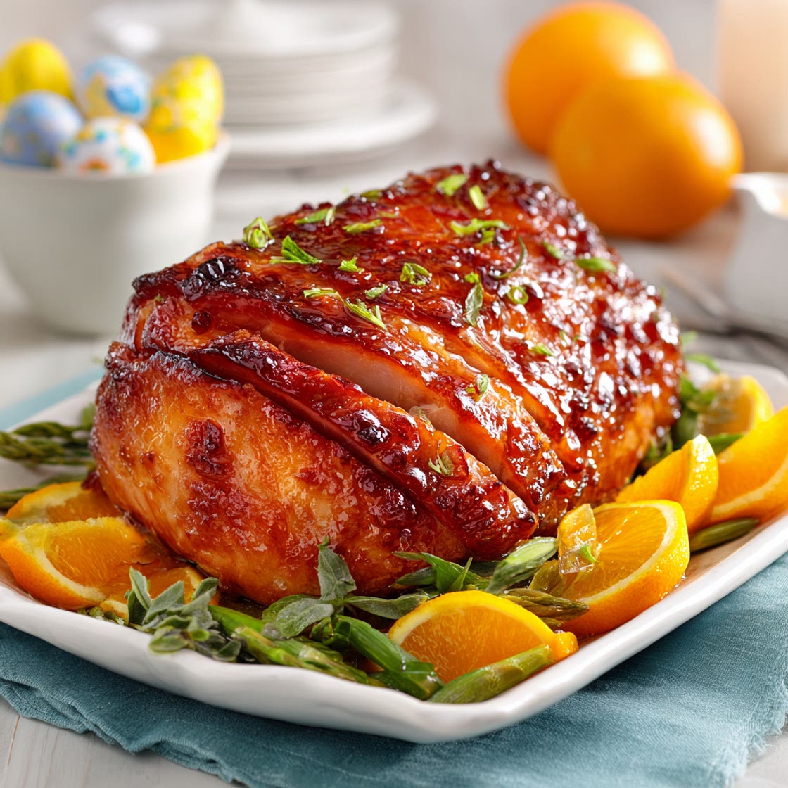 Orange-Glazed Easter Ham