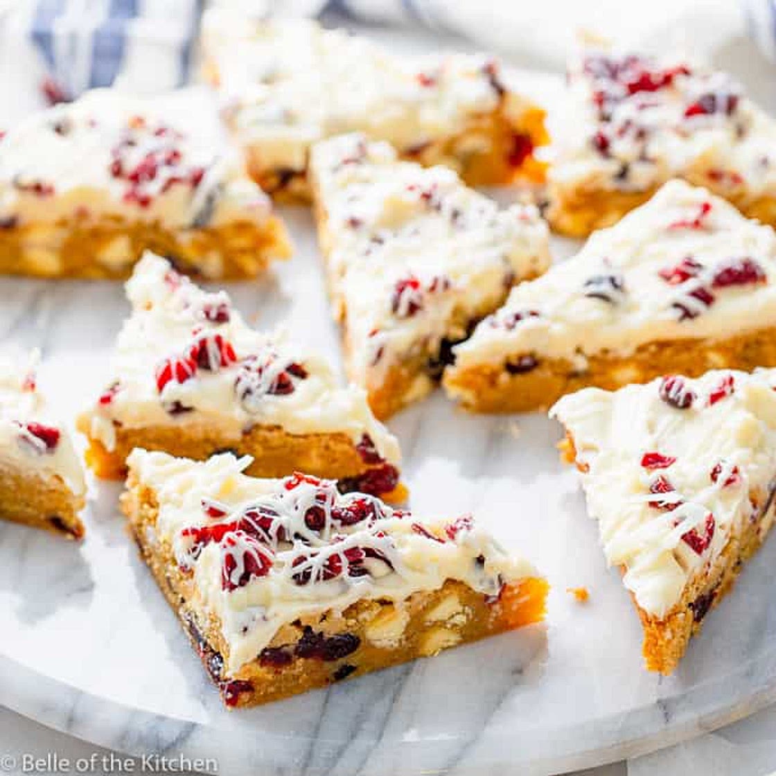 Cranberry Bliss Bars {Starbucks Copycat Recipe}