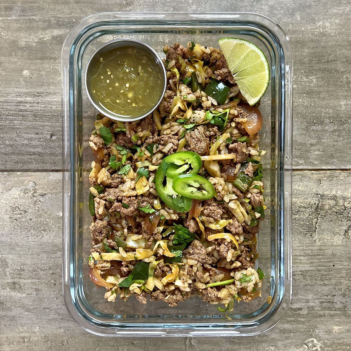 Salsa Verde Beef Bowls