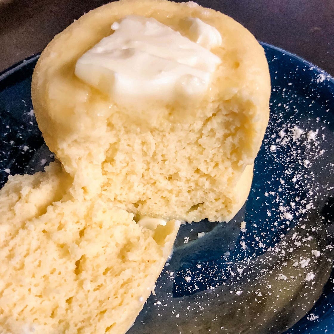 Grain Free Lemon Mug Cake for One