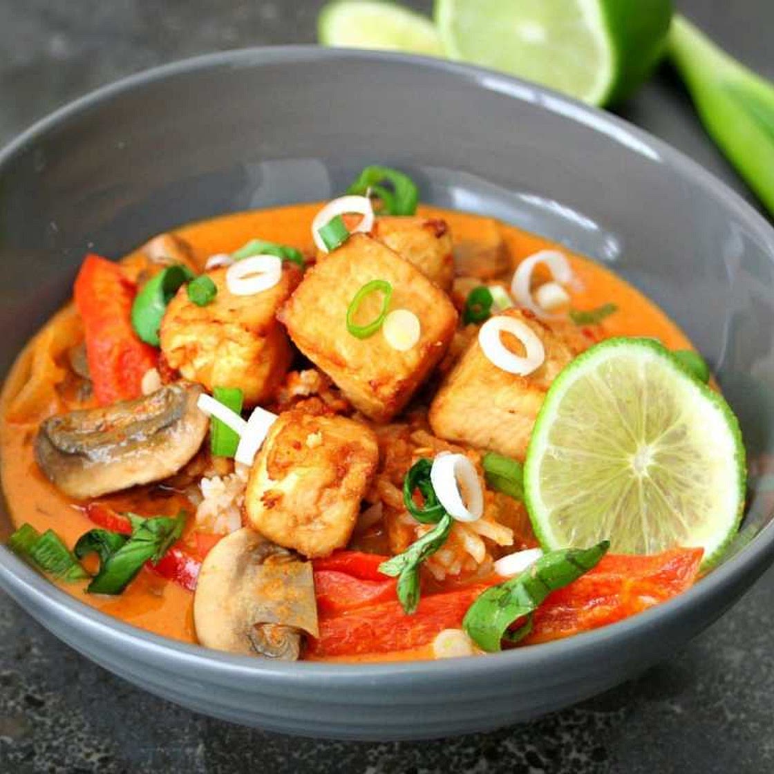 Easy Thai Red Tofu Curry