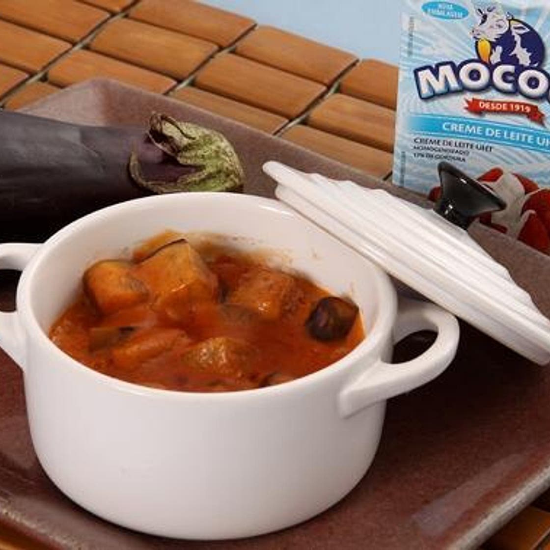 Estrogonofe de berinjela