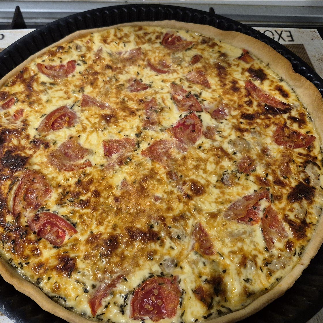 Quiche au Thon et à la Tomate 🥧🍅🐟