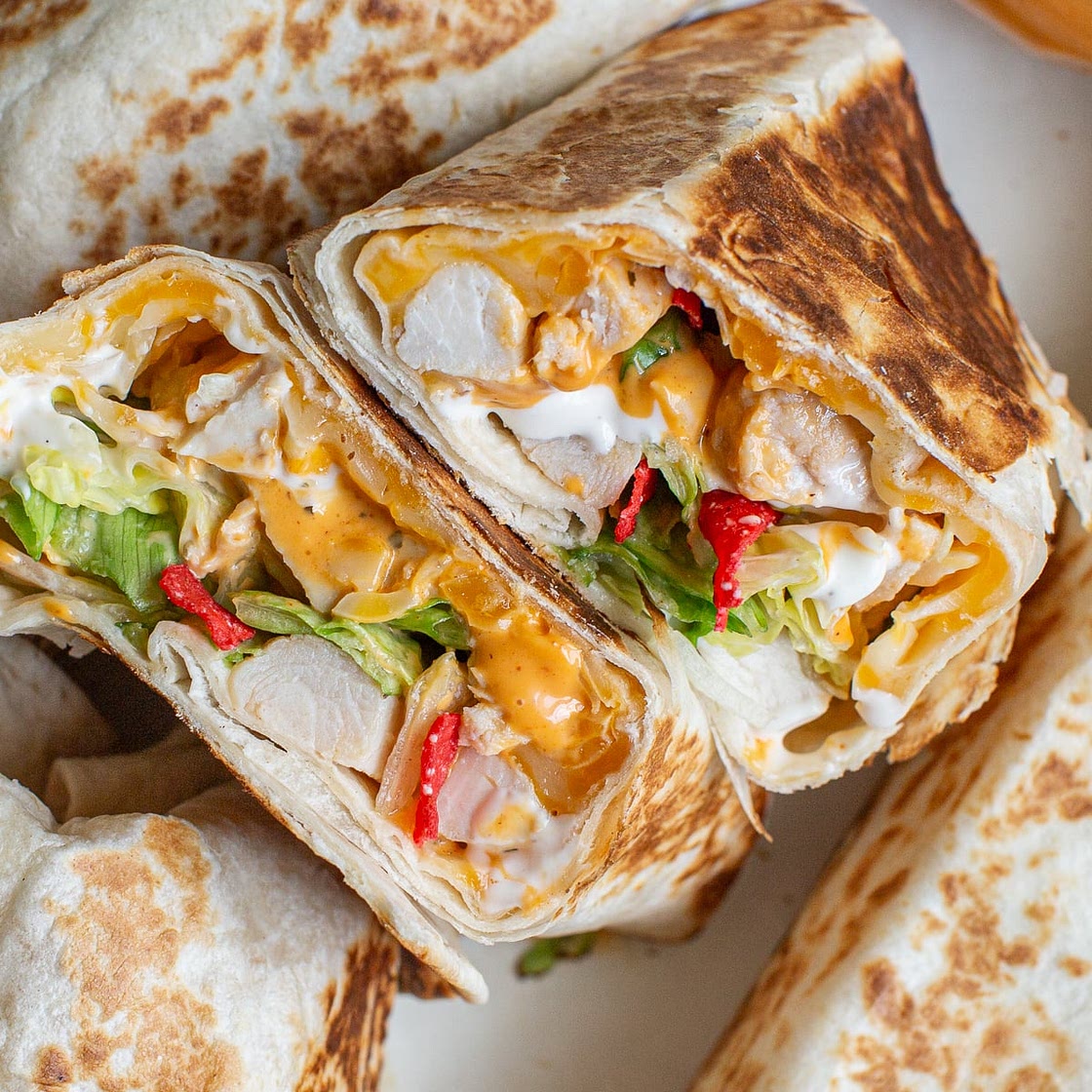 Chipotle Ranch Grilled Chicken Burrito