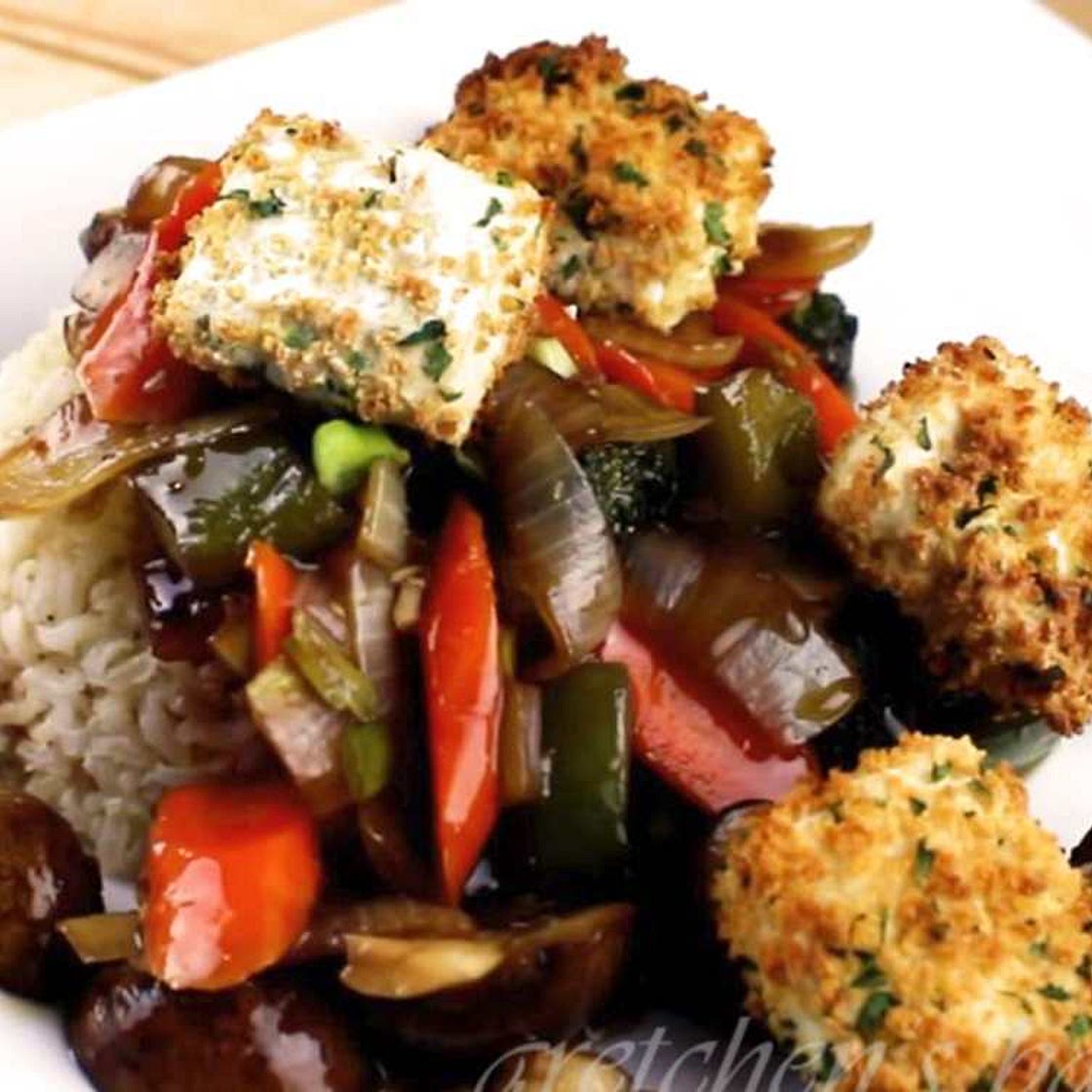 Crispy Tofu Vegetable Stir-Fry