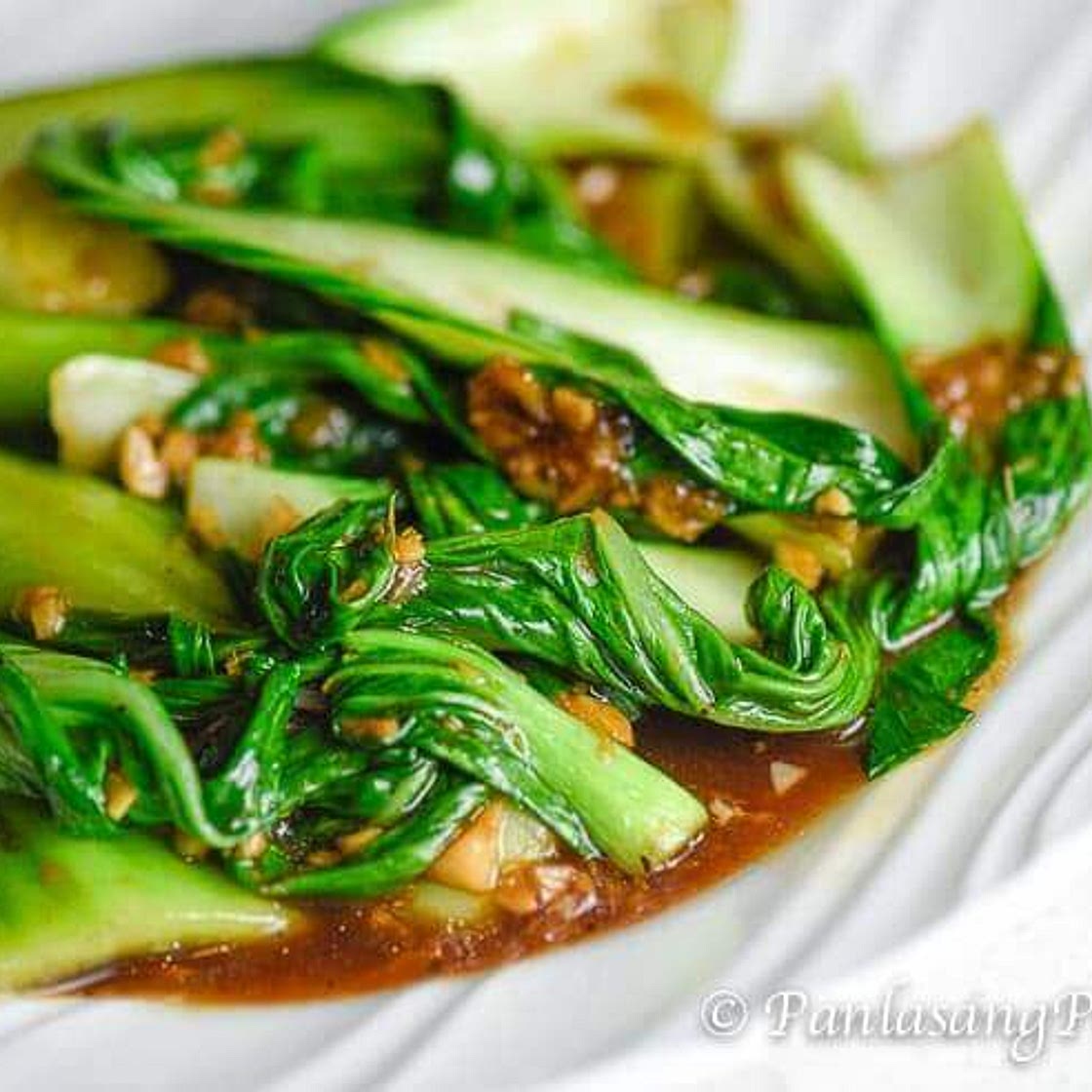 Bok Choy with Garlic and Oyster Sauce