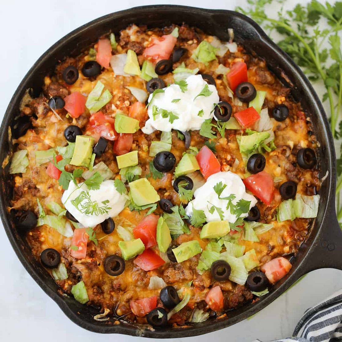 Taco Casserole (Keto, GF)