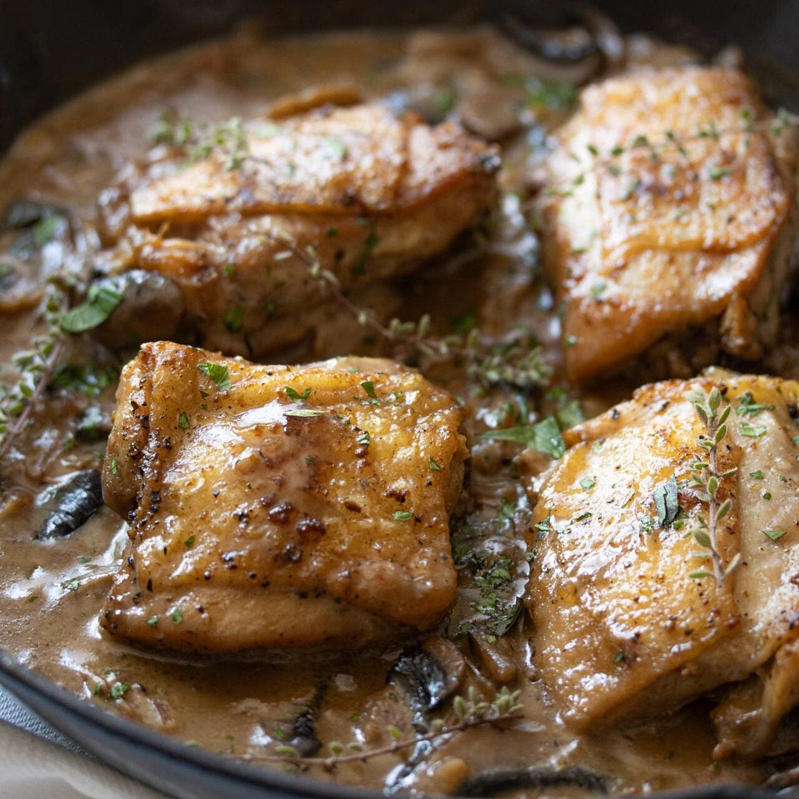 Bacon Chicken Thighs