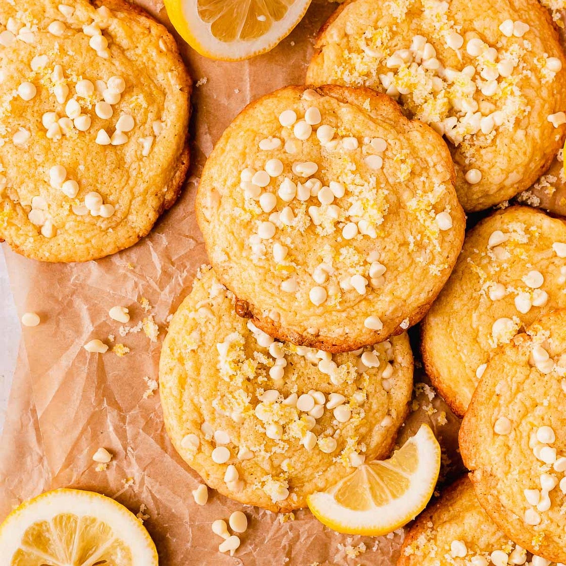 Lemon White Chocolate Cookies