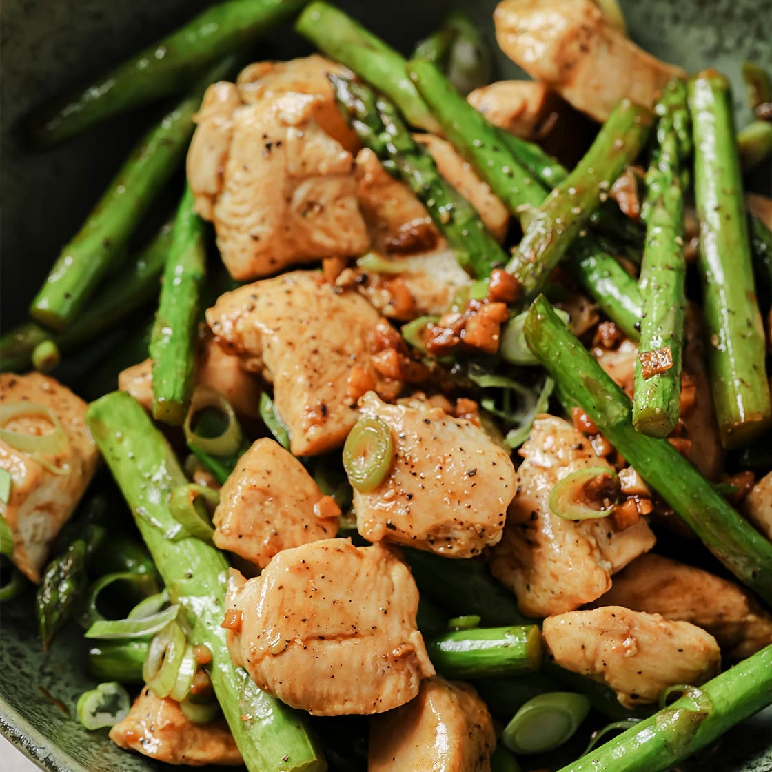 Sheet Pan Lemon Chicken and Asparagus