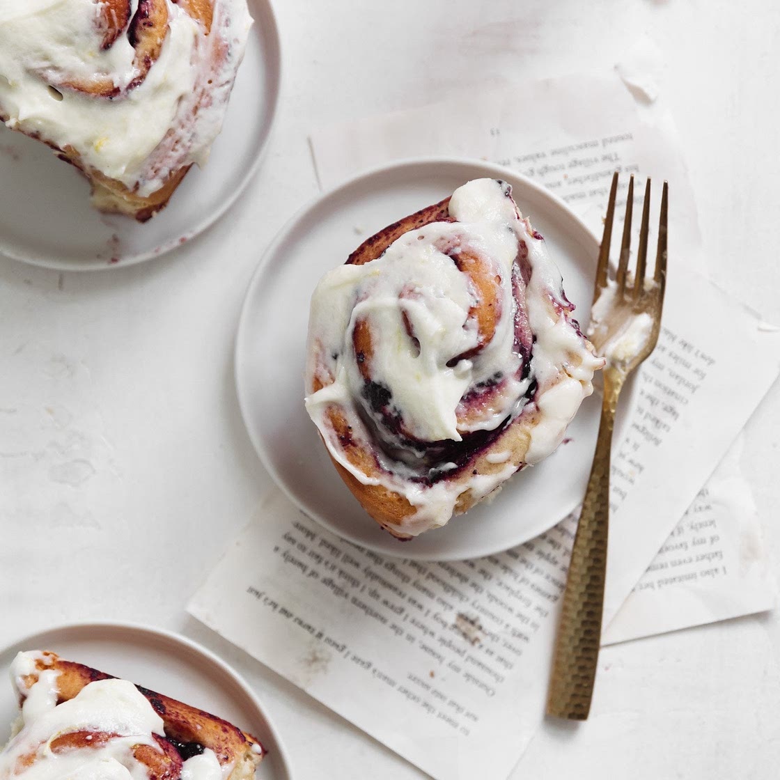 Blueberry Cinnamon Rolls