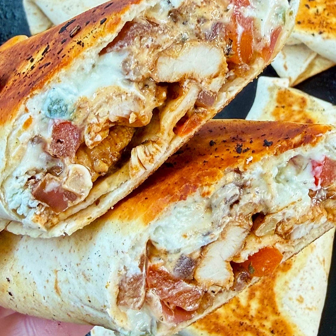 Blackstone Meal Prep Greek Chicken Wraps