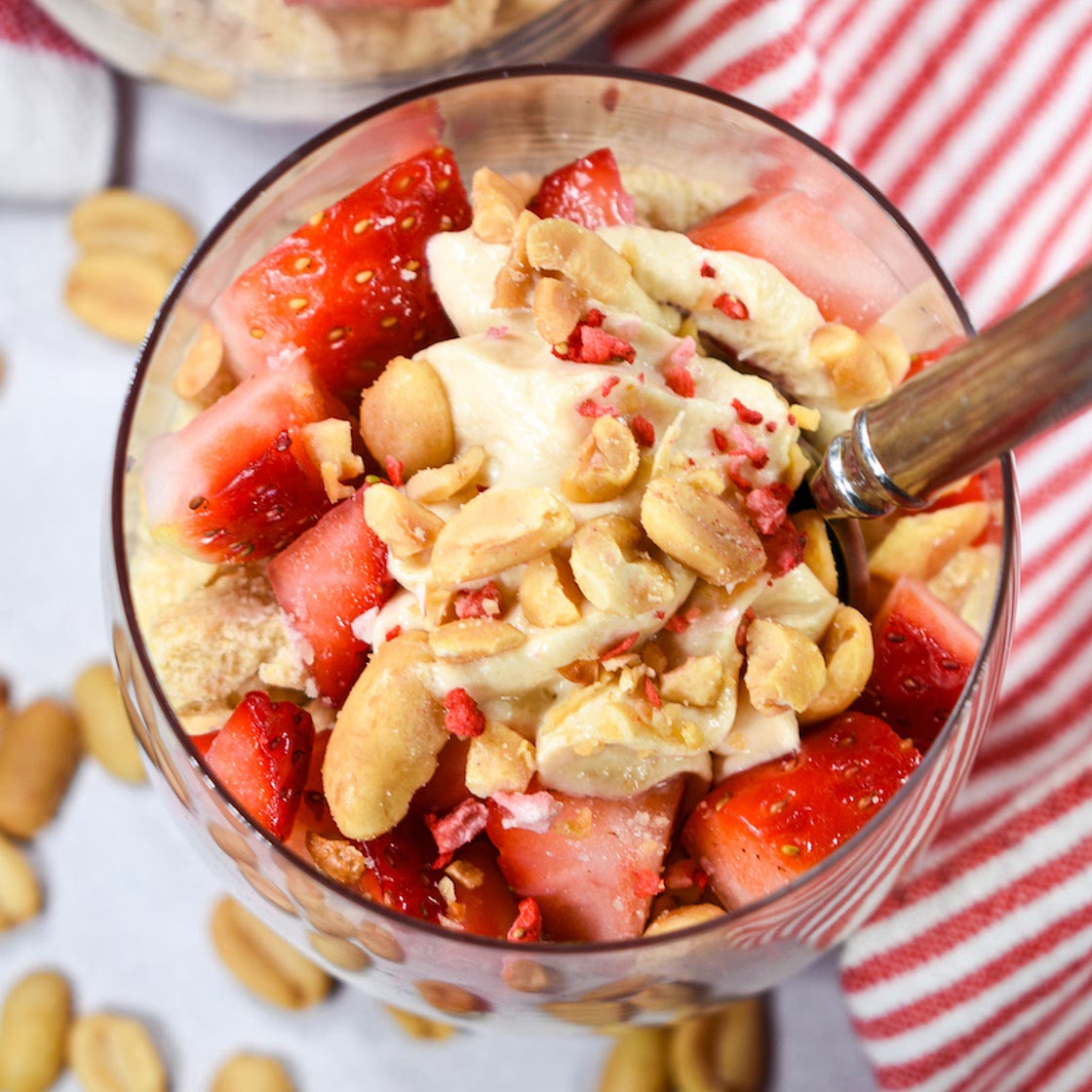 Peanut Butter and Jelly Parfait