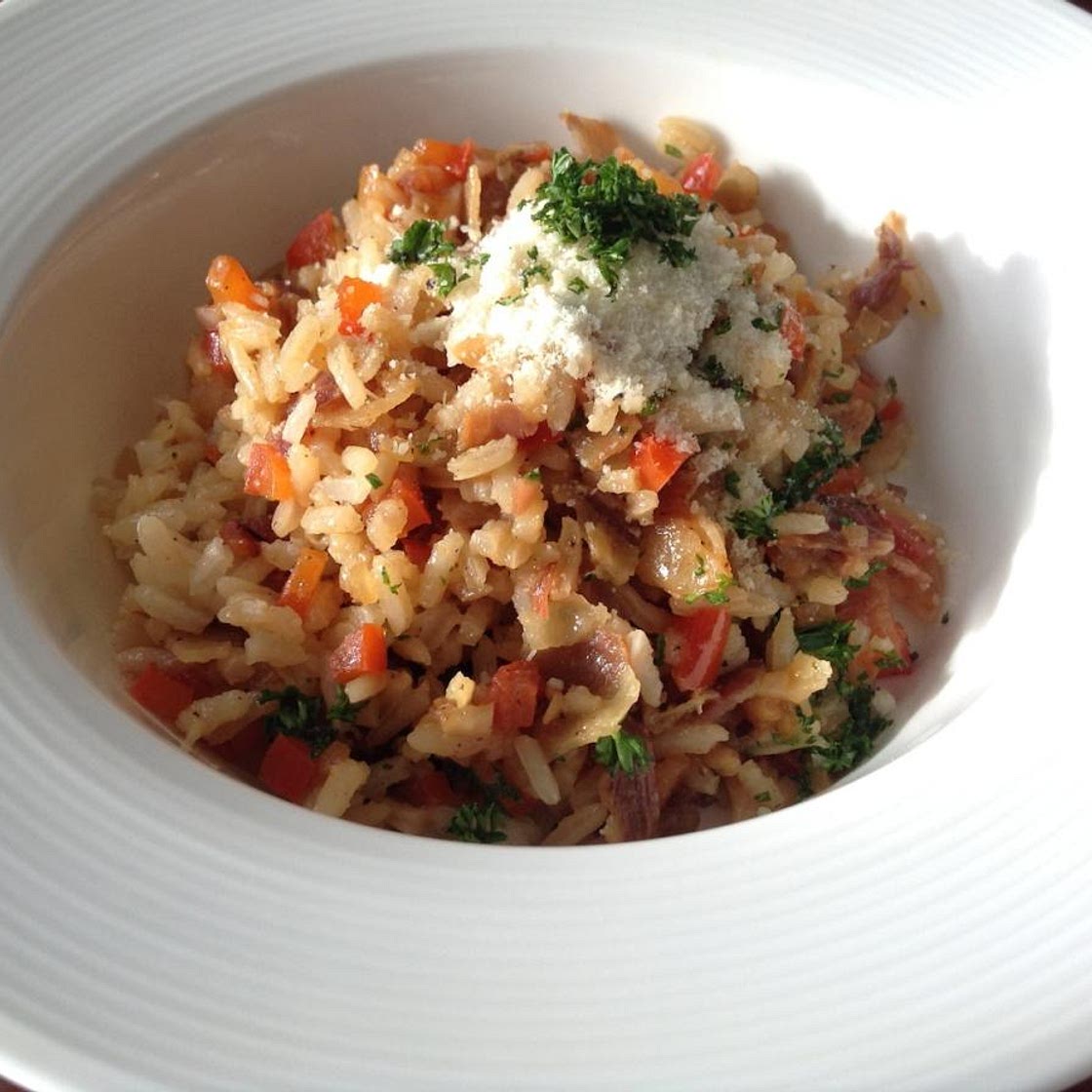 Receta de Arroz a la milanesa